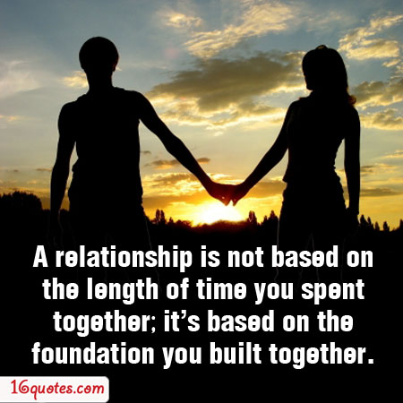 Relationship on Relationship Isn T Based On Time Spent Together