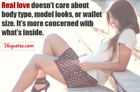 Lovely Pictures on Real Love Doesn   T Care About Body Type  Model Looks  Or Wallet Size