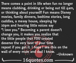 point in life