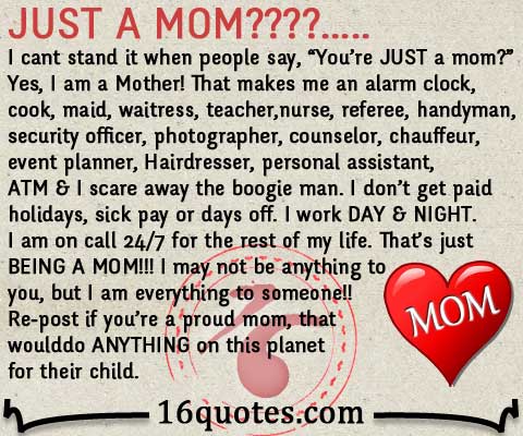 just a mom