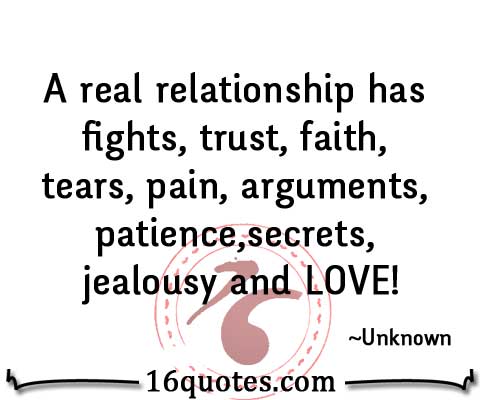 What a real relationship is