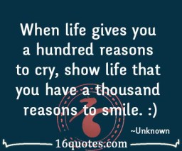 reasons to cry quote