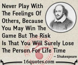 shakespeare lose the person quote